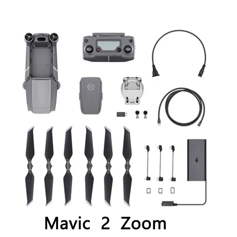 DJI Mavic 2 Zoom Hasselblad Camera 4K HDR Video 1"CMOS 8km Remote 31Mins Flight Time camera drone profissional Camera Included