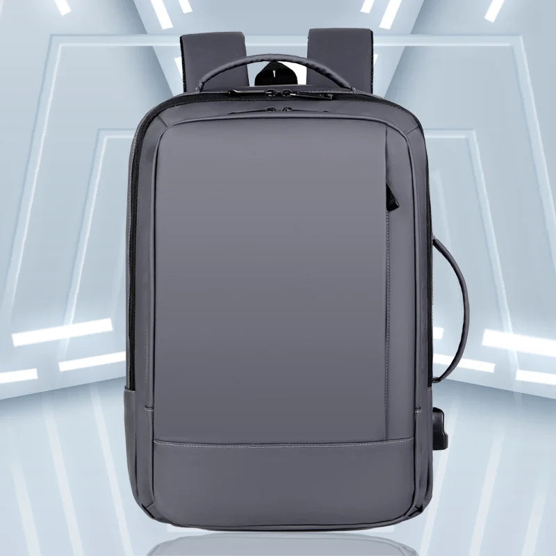 Men Large Capacity Expandable Backpack USB 17 Inch Laptop Bagpack Waterproof Business Travel Back Pack Luggage Bag Mochila Male