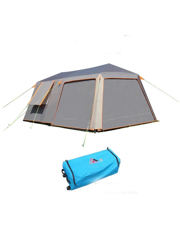 VANQUISHER Large Space 1 Hall Two Bedrooms Waterproof Windproof Family Party Outdoor Camping Tent Glaming Luxury Tour Antistorm