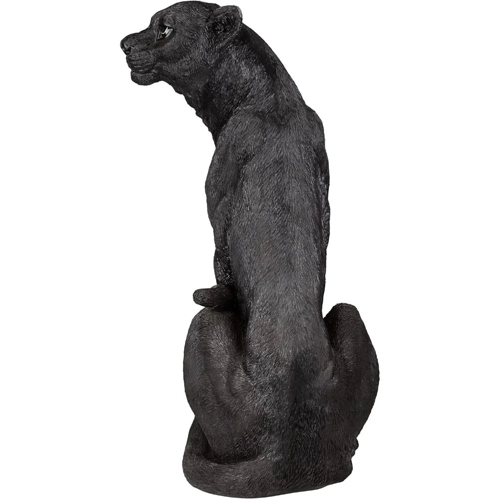 Black Panther Black Jaguar Statue Sculptures & Figurine Home Decoration Crafts Decor Garden