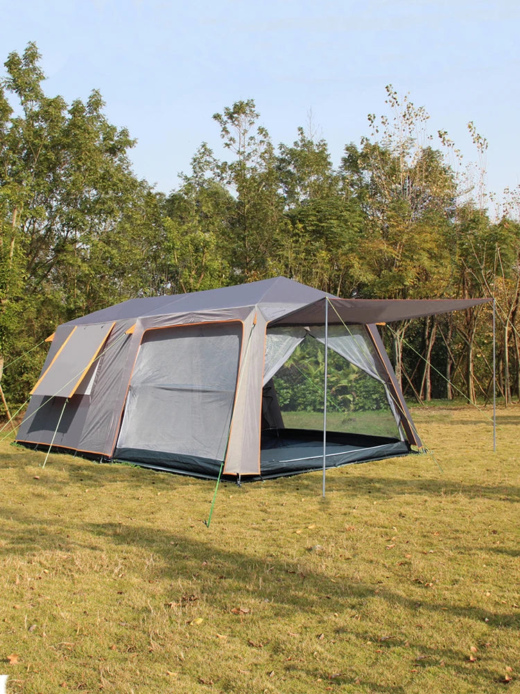 VANQUISHER Large Space 1 Hall Two Bedrooms Waterproof Windproof Family Party Outdoor Camping Tent Glaming Luxury Tour Antistorm