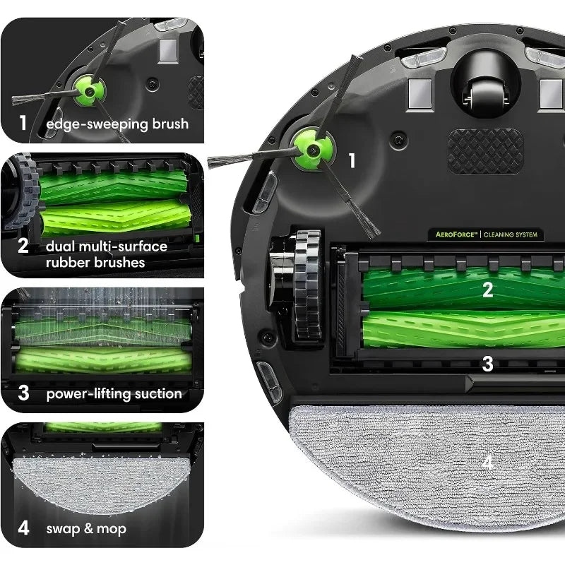 iRobot Roomba Robot Vacuum Clean Personalized Cleaning Powered Electric Sweeper Cleaning Appliances