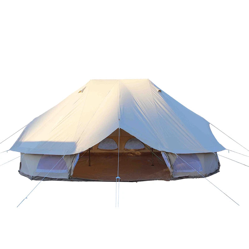 Outdoor canvas tent luxury Family Camping Emperor bell Tent