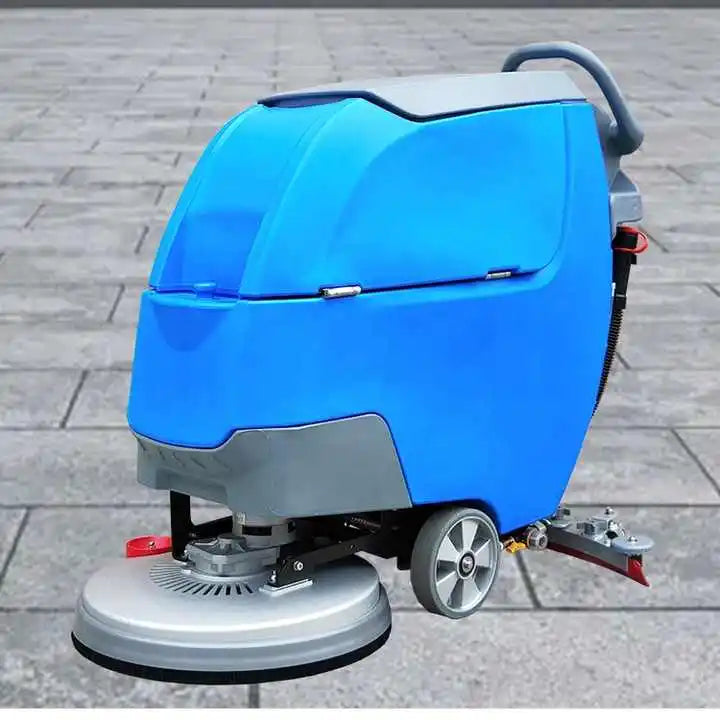 530mm Cleaning Width Walk Behind Electric Sweeper Floor Parking Lot Machine