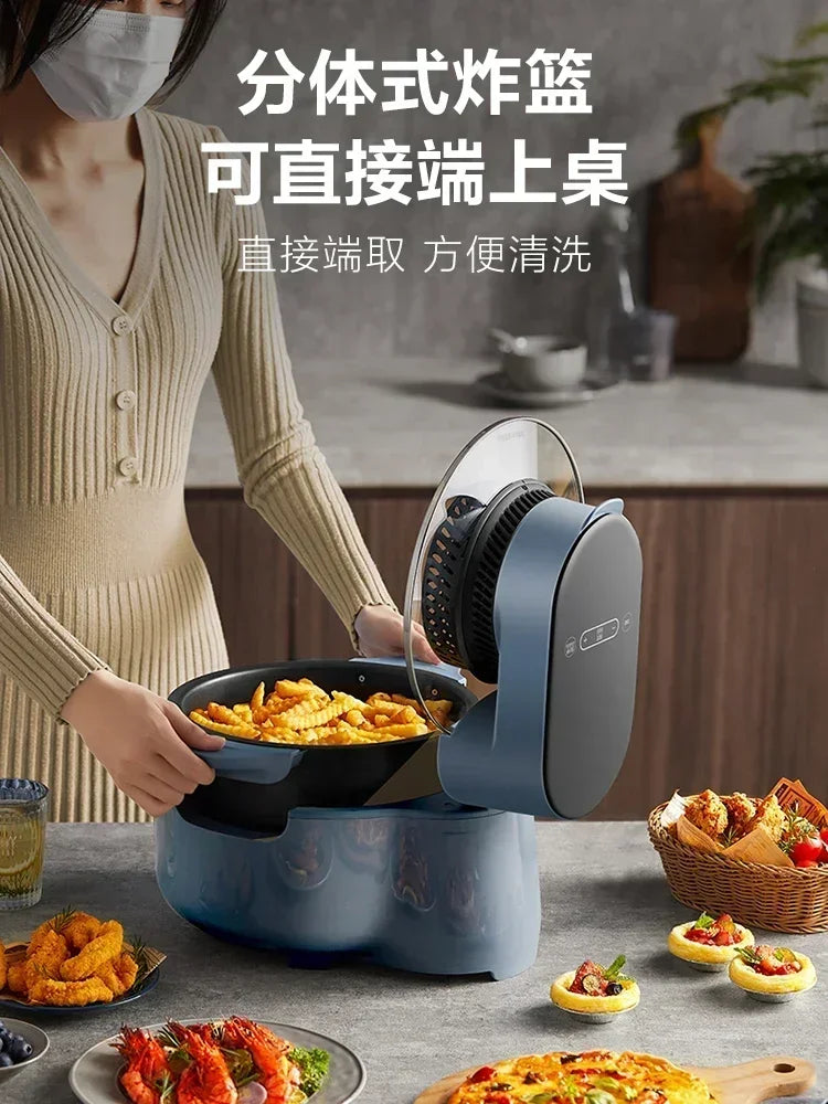 Visible air fryer 5L large capacity oil-free steam fryer intelligent household air fryer airfryer machine