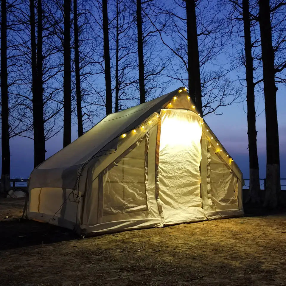 Y Luxury Tents Portable Yurt Prefab Houses Inflatable Tent Camping Waterproof Air Tent