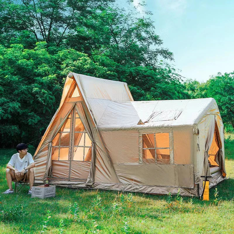 Waterproof Outdoor Luxury Large Camping Air Inflatable Tent