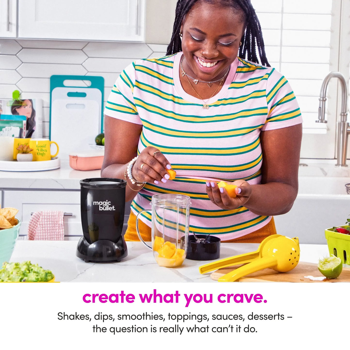 4 Piece Personal Blender MBR-0401WM Black High-torque 250-Watt Motor Powers The Machine’s Versatility