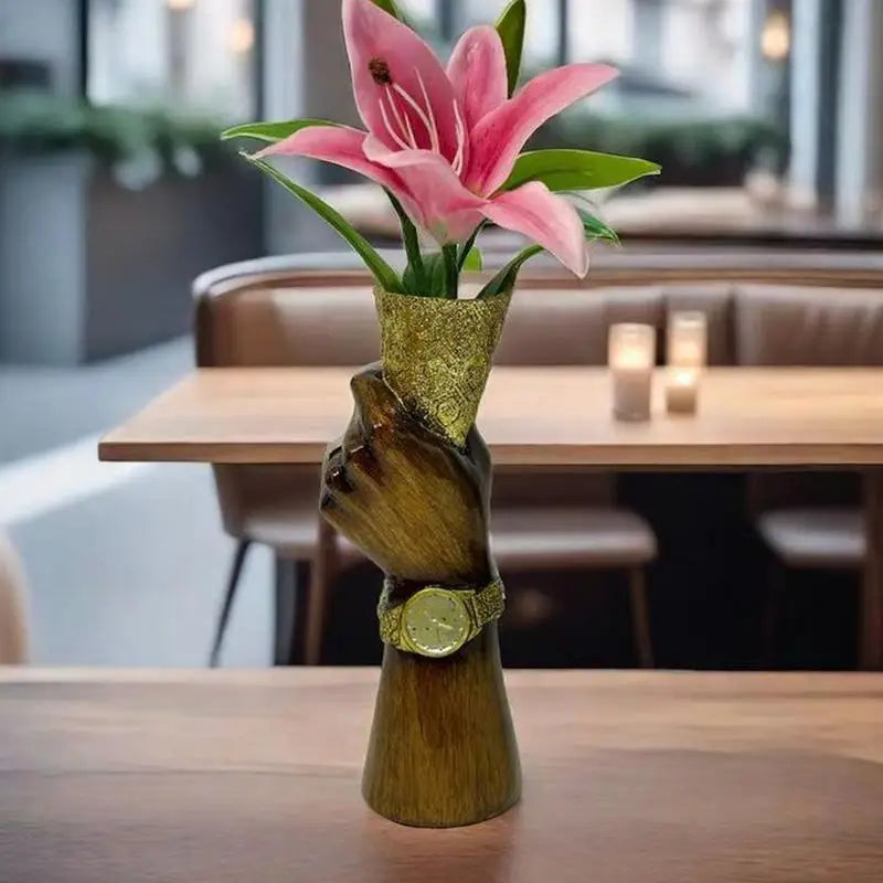 Arm Body Flower Vase Human Body Resin Aesthetic Decorative Vase Insertion Arm Body Ornament Home Decoration