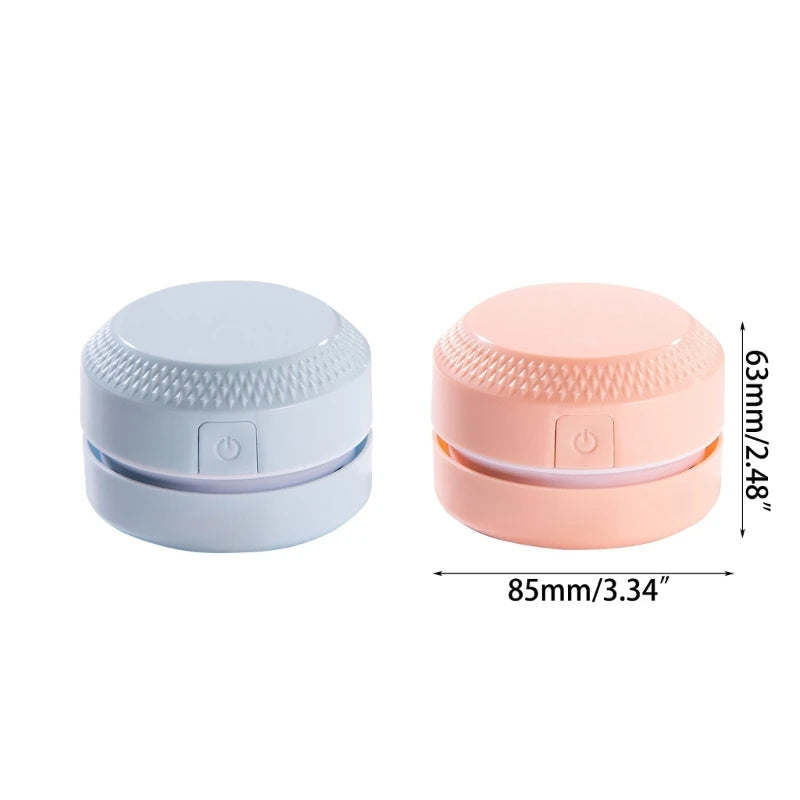M2EE Mini Desk Table TopsVacuum Cleaner Electric Hand Held Tabletop Dust Sweeper USB Rechargeable for Office Home Crumbs