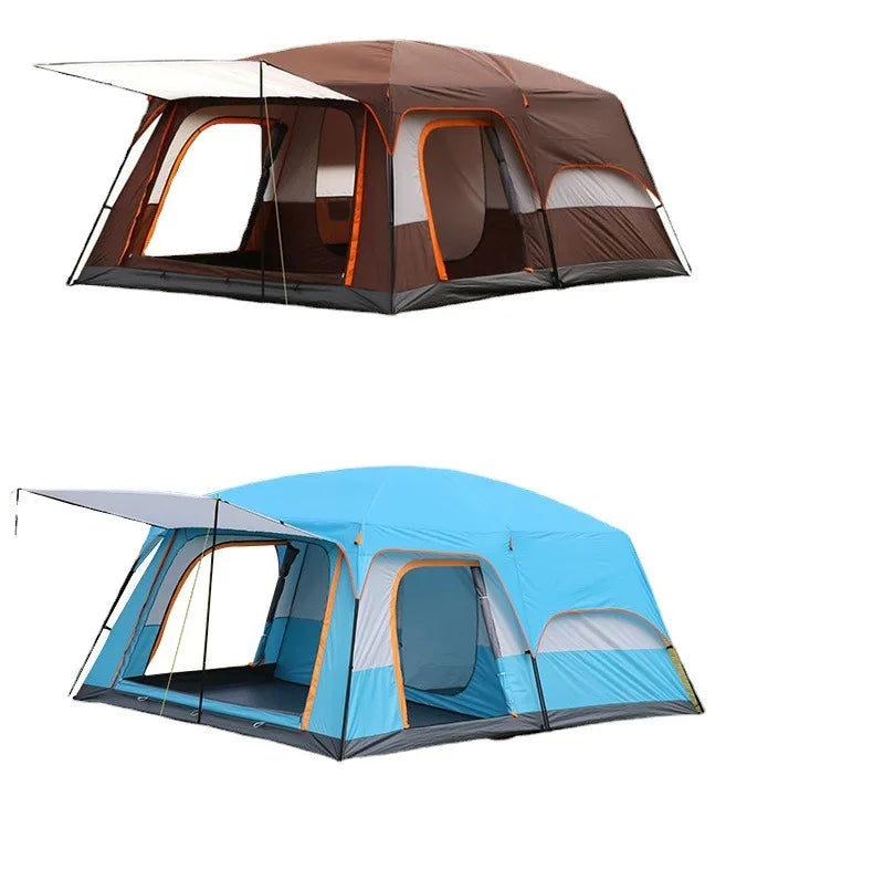 Wholesale 5 Person Waterproof Large Luxury Tents Double Layer Automatic Durable Folding Camping Tent