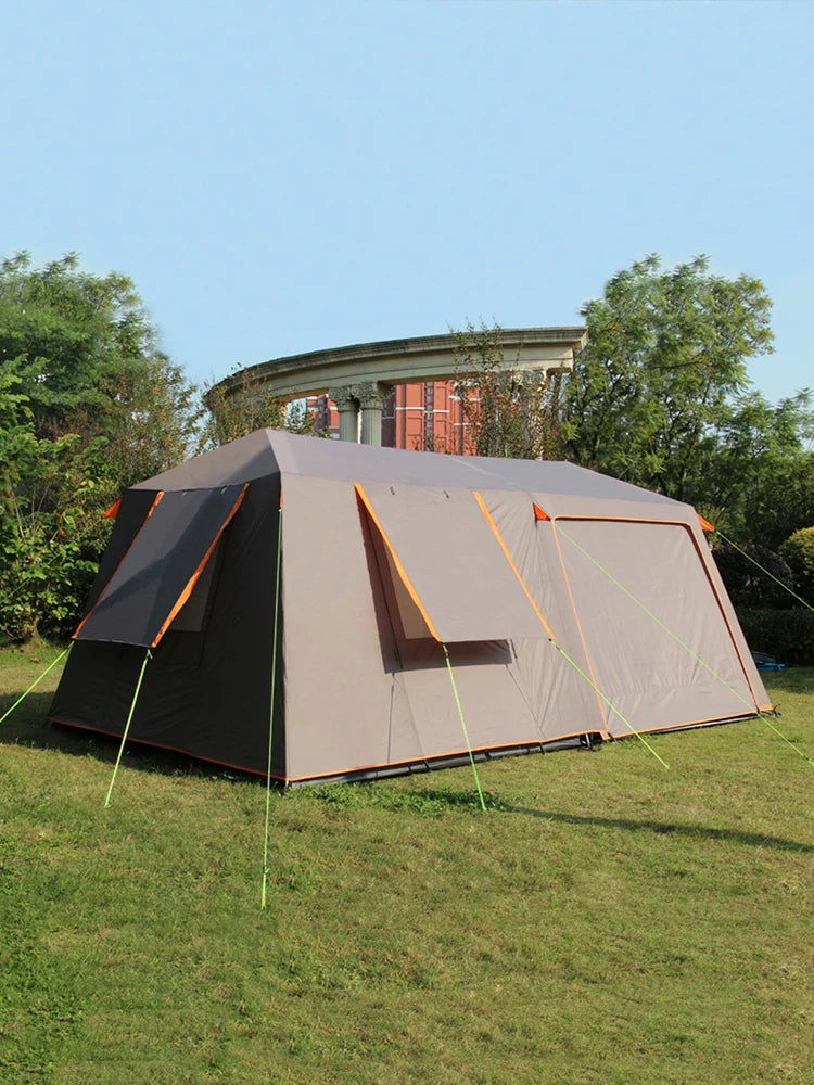VANQUISHER Large Space 1 Hall Two Bedrooms Waterproof Windproof Family Party Outdoor Camping Tent Glaming Luxury Tour Antistorm