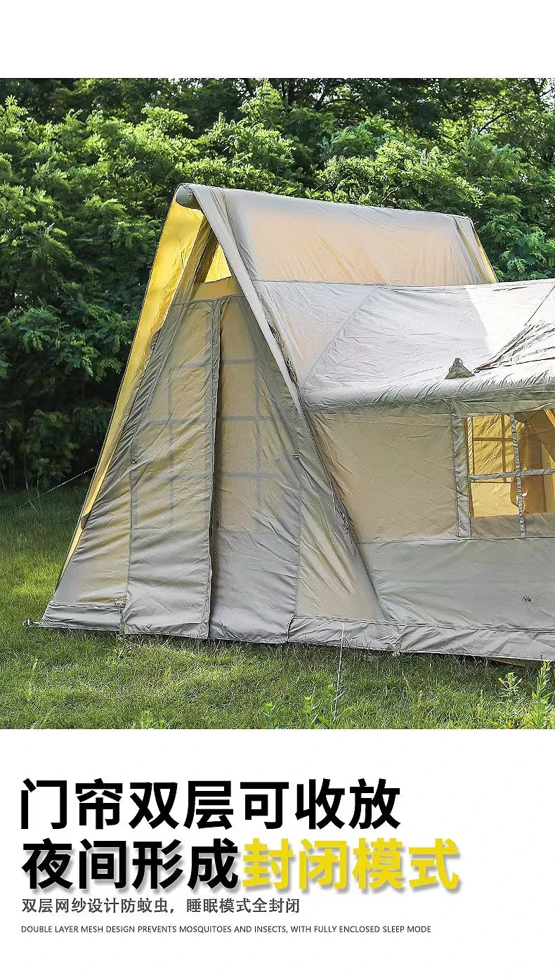 Waterproof Outdoor Luxury Large Camping Air Inflatable Tent