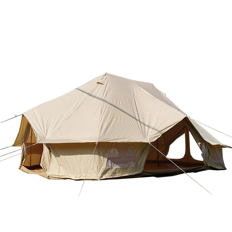 Outdoor canvas tent luxury Family Camping Emperor bell Tent