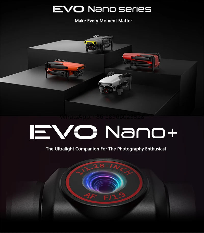 4k drones long flight time stock EVO Nano drone gps four automatic shooting modes mini 4k drone