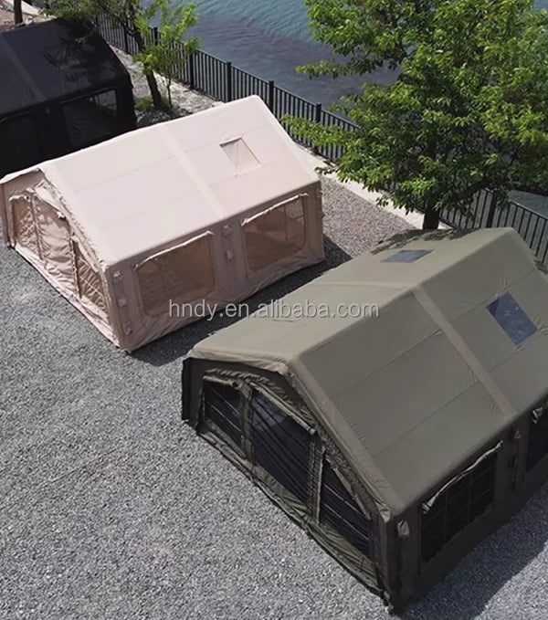 17.2 High Quality Black Luxury Large Inflatable House Tent With 8-12 Persons