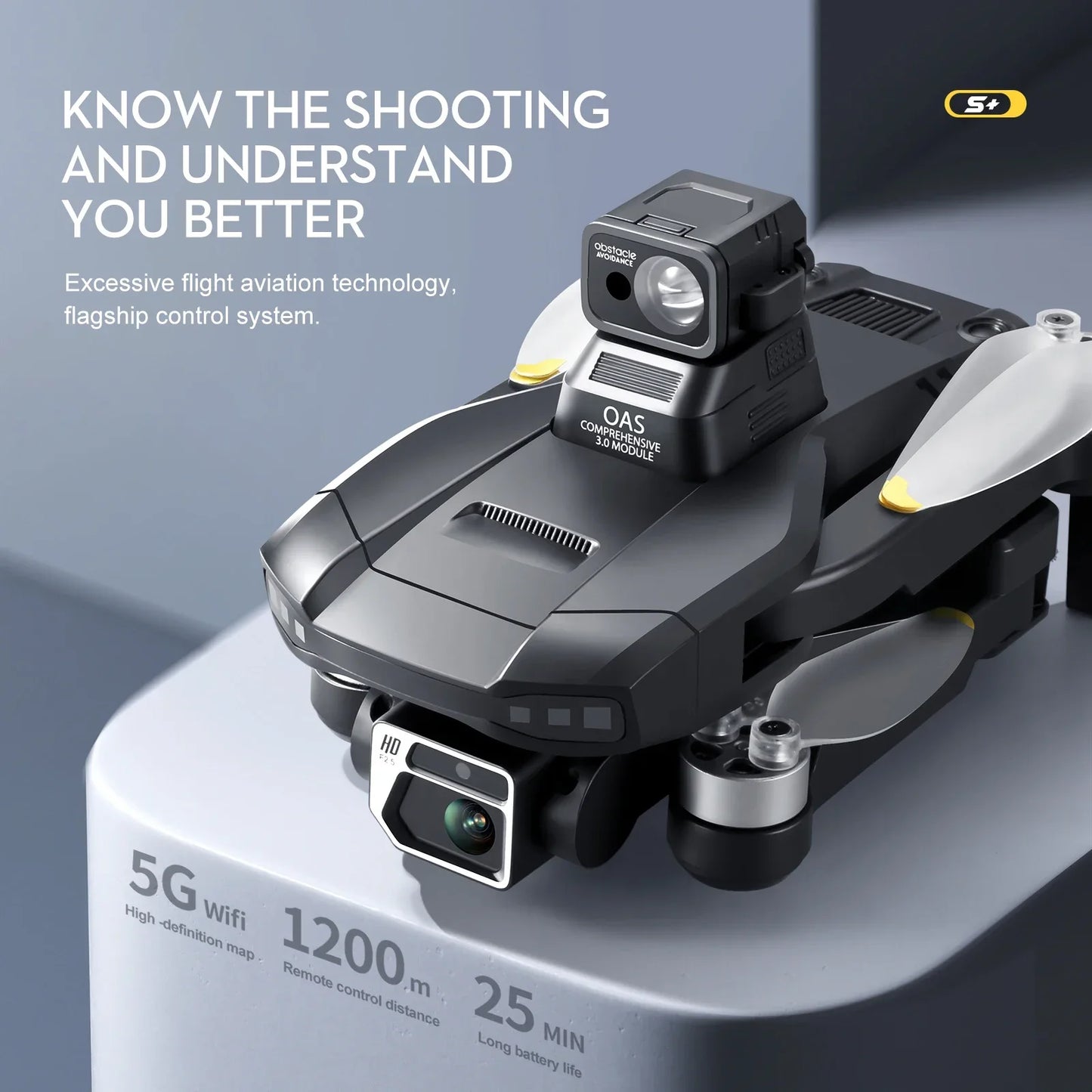 4K Drones with Camera HD 4k Visual Obstacle Avoidance Brushless Motor GPS 5G WIFI RC Professional Quadcopter