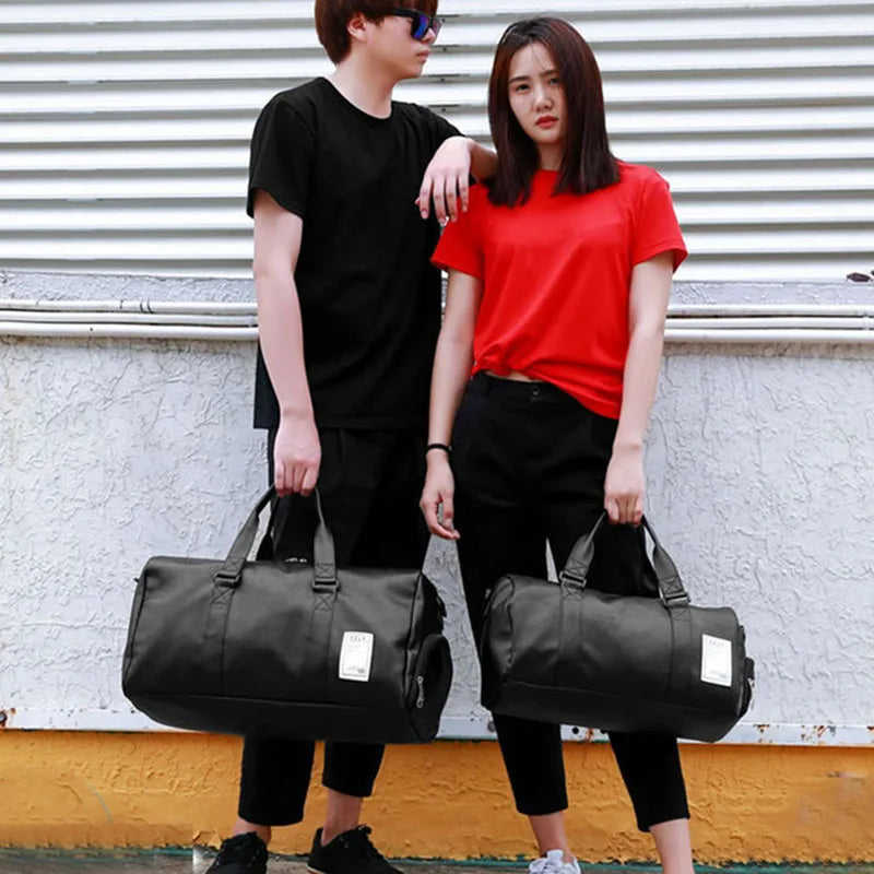 2023 Gym Bag Leather Sports s Dry Wet s Men Training for Shoes Fitness Yoga Travel Luggage Shoulder Sac De Sport XA512