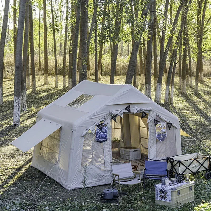 New Model Camping Tent Party Cotton High Quality Family Large Luxury Inflatable Camping Tent Outdoor Journey Portable Tent