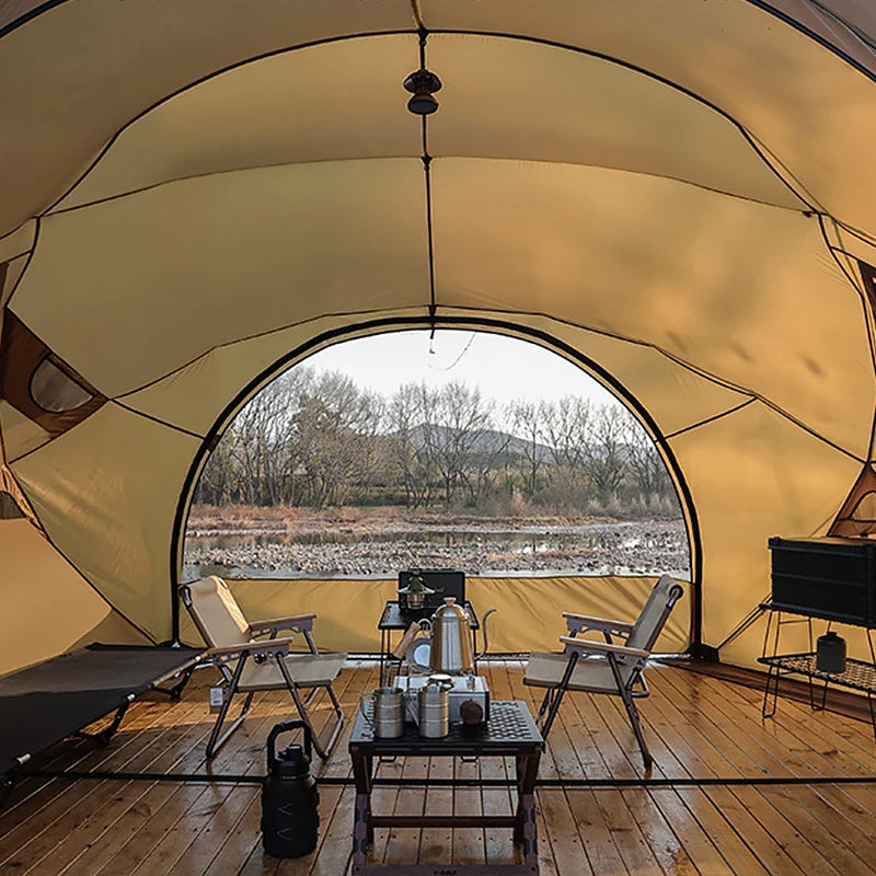 Luxury outdoor Tent spherical tent spherical dome thickened all seasons windproof rain dew camp equipment Dome Camping Tent