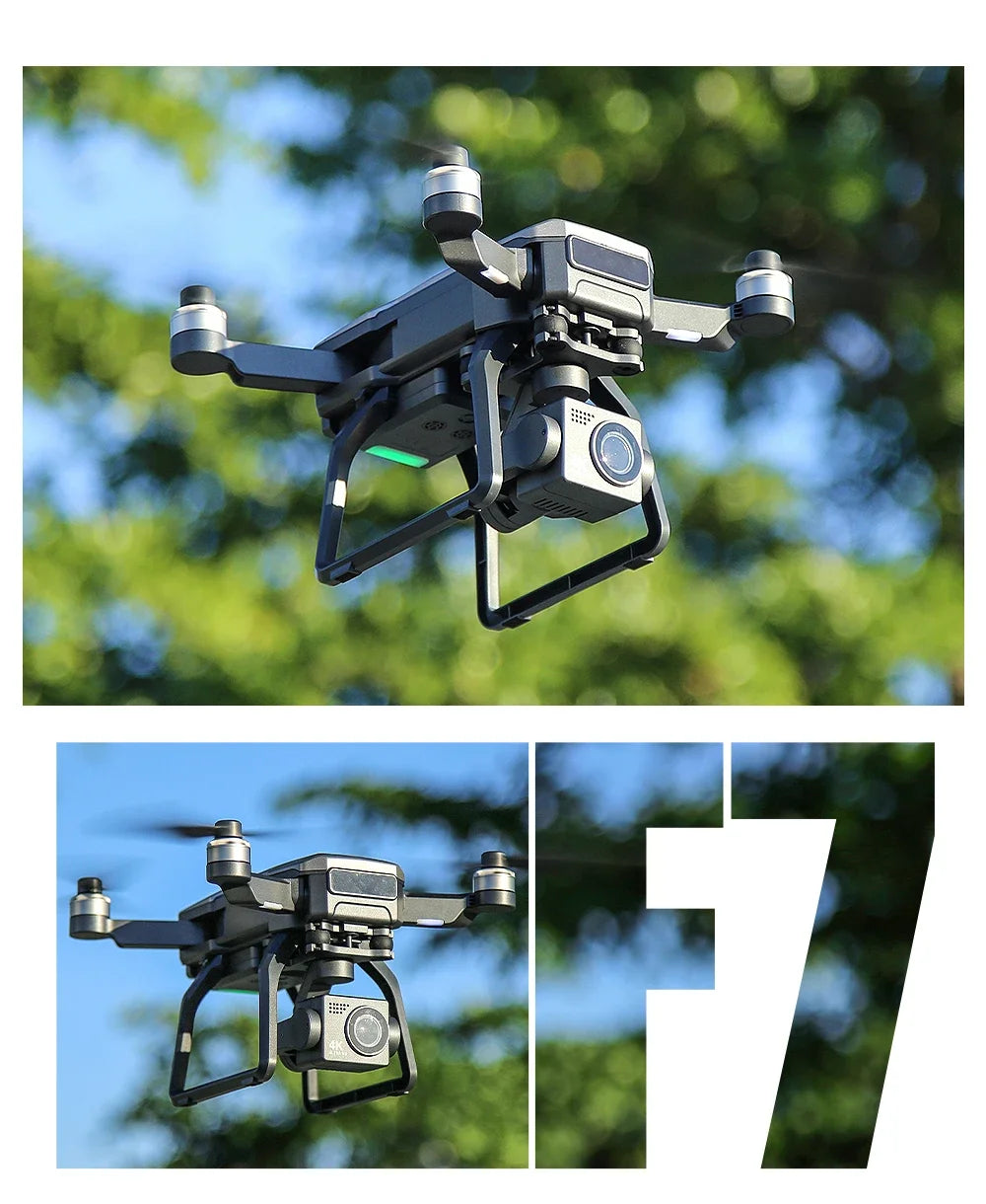 2021 New SJRC F7 4K 5G Drone GPS 3-axis Gimbal Relay Image Transmission Rc Quadcopter Amazon Hot Christmas Gift For Kids