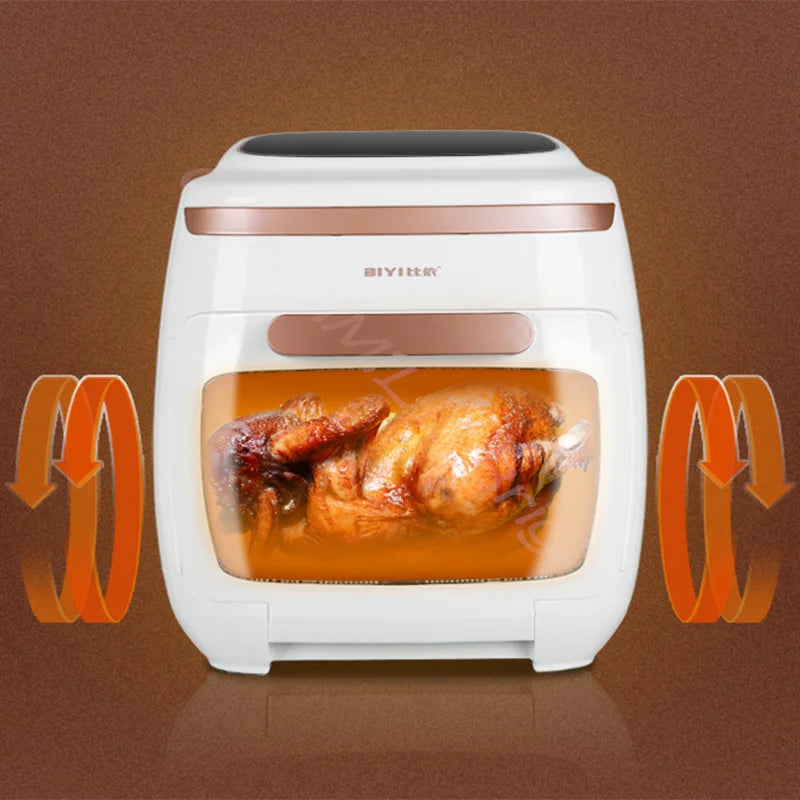Air Fryer Oven Toaster Barbecue Machine Household Desktop Oven Touch LCD Visual Air Fryer Dried Fruit Machine