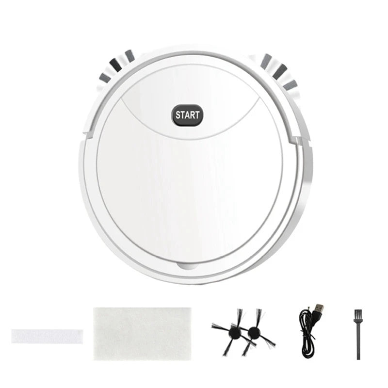 3-In-1 Wet And Dry Robot Vacuum Cleaner Mopping Dust Vacuuming Rechargeable Electric Sweeper Smart Floor Cleaner