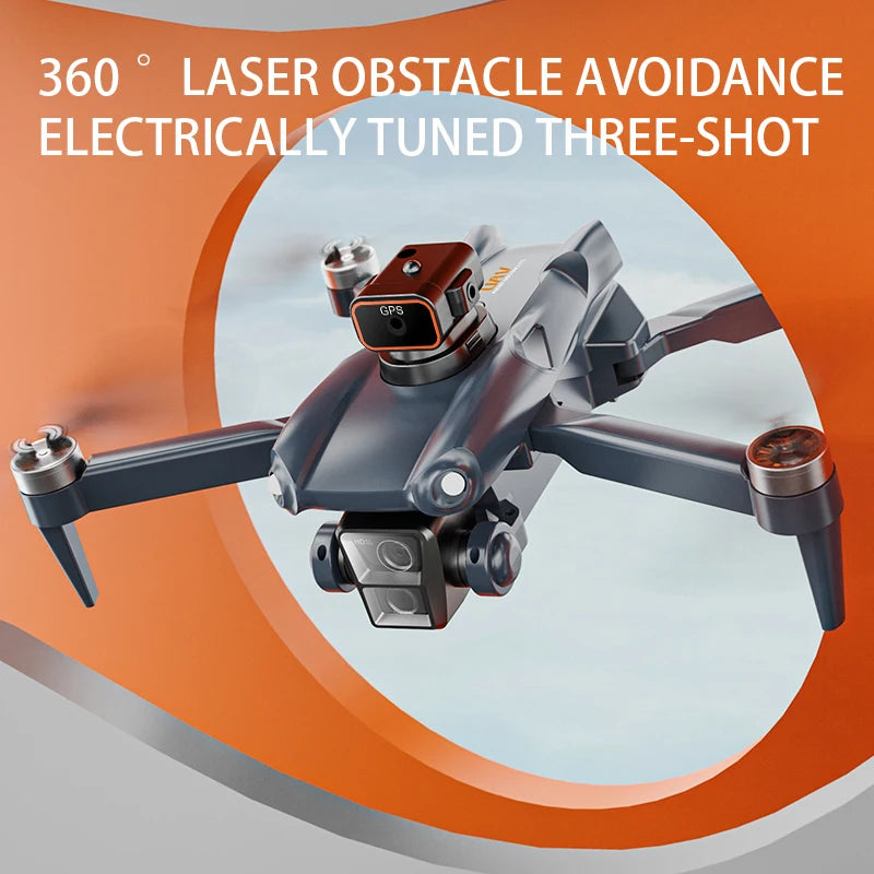 Mini Drone 8k Professional 20 km HD Camera 4K Quadcopter RC Helicopter Obstacle Avoidance WiFi GPS FPV Aerial Photography toys