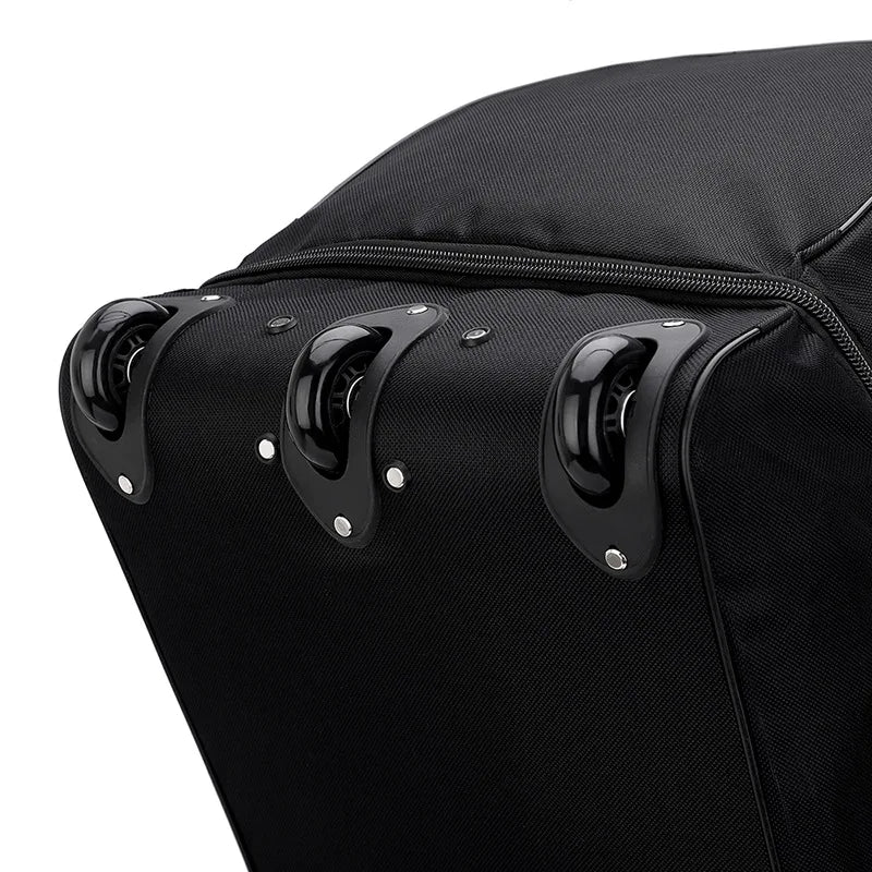 Large Capacity Trolley Bags with Wheels Foldable Luggage Wheeled Bag Travel Suitcase Waterproof Handbag Rolling Luggage