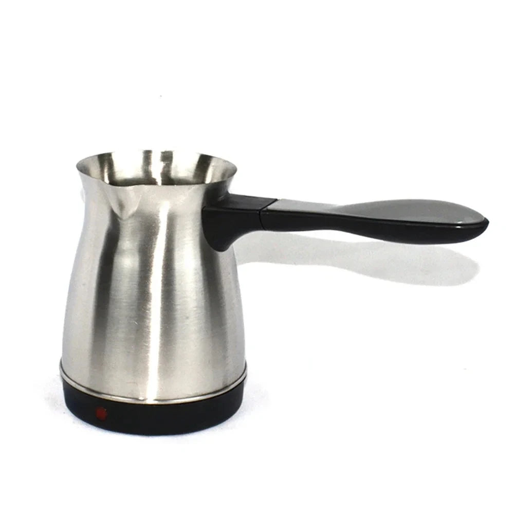 NEW For New 220V 5 Cup Turkish Greek Coffee Maker Stainless Steel Machine Moka Pot Stainless Steel Domestic Coffee Machine