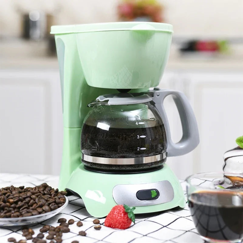 Coffee Machine Single-person Drip-drop Small Semi-automatic American Coffee Machine Multifunctional Office Brewing YD-1128