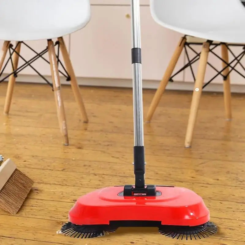 Carpet Floor Sweeper Non Electric Vacuum Broom Floor Cleaning Tools Adjustable Handle Sweeper For Cleaning Pet Hair Loose Debris