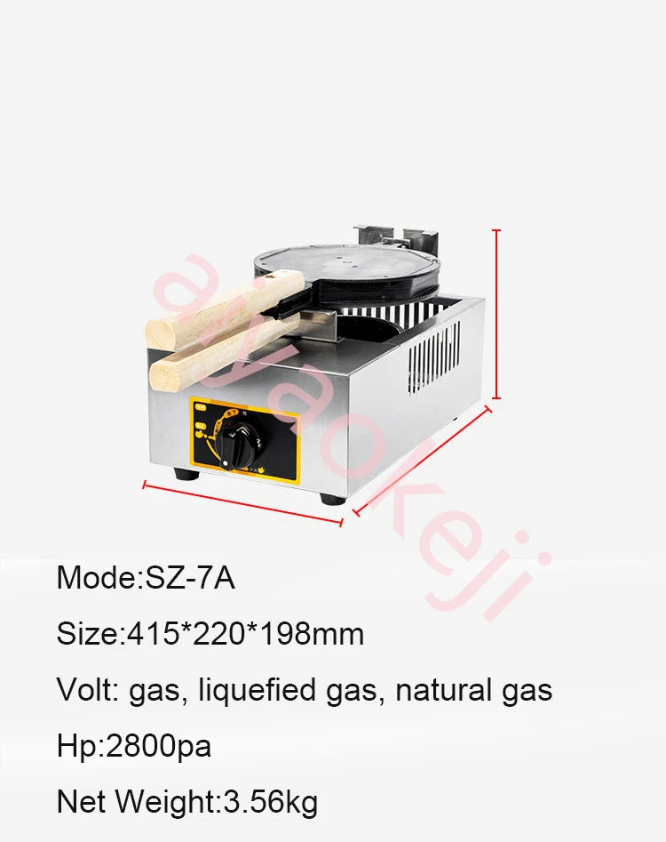 Household  Electric/ Gas Waffle Makers  waffle making machine cake oven Crepe Muffin Toaster for Breakfast