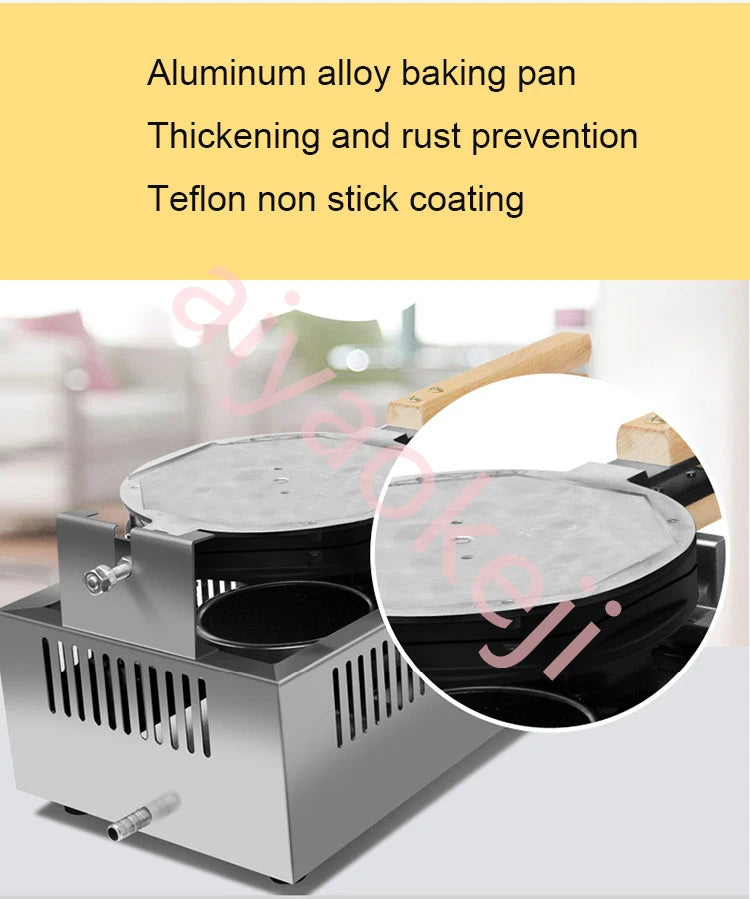 Household  Electric/ Gas Waffle Makers  waffle making machine cake oven Crepe Muffin Toaster for Breakfast
