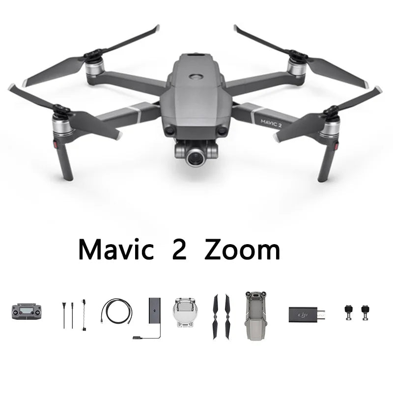 DJI Mavic 2 Zoom Hasselblad Camera 4K HDR Video 1"CMOS 8km Remote 31Mins Flight Time camera drone  profissional Camera Included