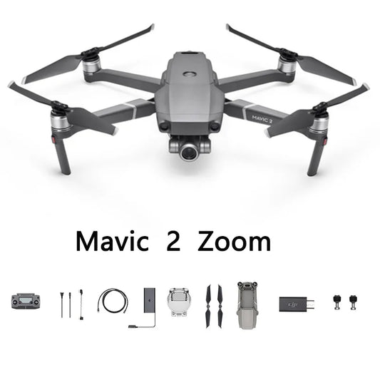 DJI Mavic 2 Zoom Hasselblad Camera 4K HDR Video 1"CMOS 8km Remote 31Mins Flight Time camera drone  profissional Camera Included