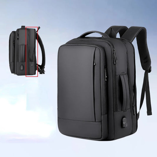 Men Large Capacity Expandable Backpack USB 17 Inch Laptop Bagpack Waterproof Business Travel Back Pack Luggage Bag Mochila Male