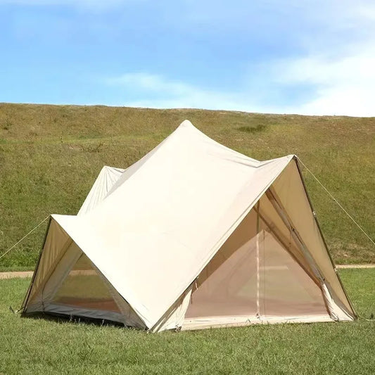 Four -door Luxury Pyramid Castle Waterproof And Thickened Multiplayer Picnic Bell Tent