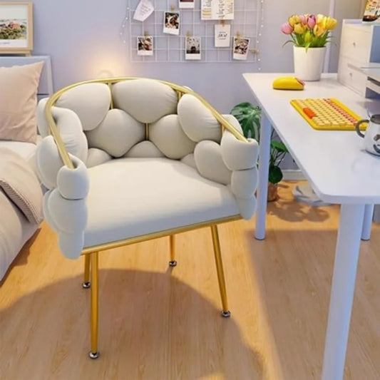 dining chair，Meal Chairs Upholstered Armless Dining Chairs with Metal Legs Modern Velvet Kitchen Chair Velvet Accent Side Chair