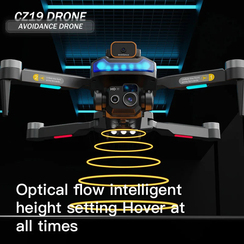 CZ19 Pro Mini Drone 4K Professional 20 km Quadcopter HD Camera GPS WIFI FPV 8K RC Helicopter Obstacle Avoidance Aerial Aircraft