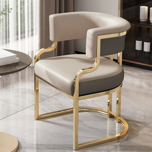Metal Mobile Dining Chairs Accent Ergonomic Nordic Designer Dining Chairs Modern Luxury Cadeiras De Jantar Kitchen Furnitures