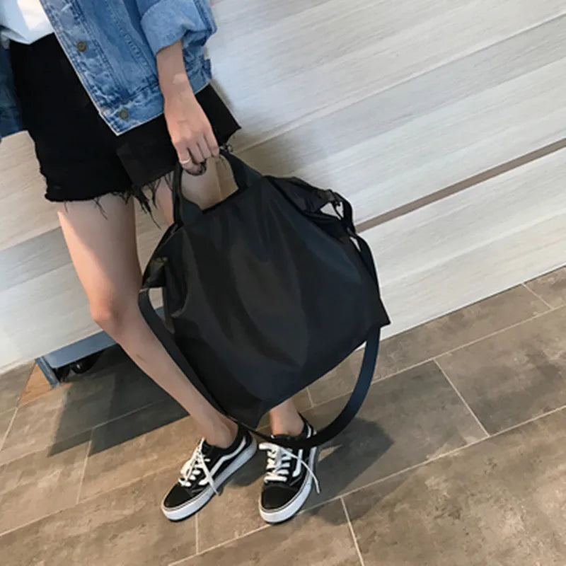 Nylon Waterproof Travel Bag High Quality Women Luggage Handbag Female Portable   For  2018
