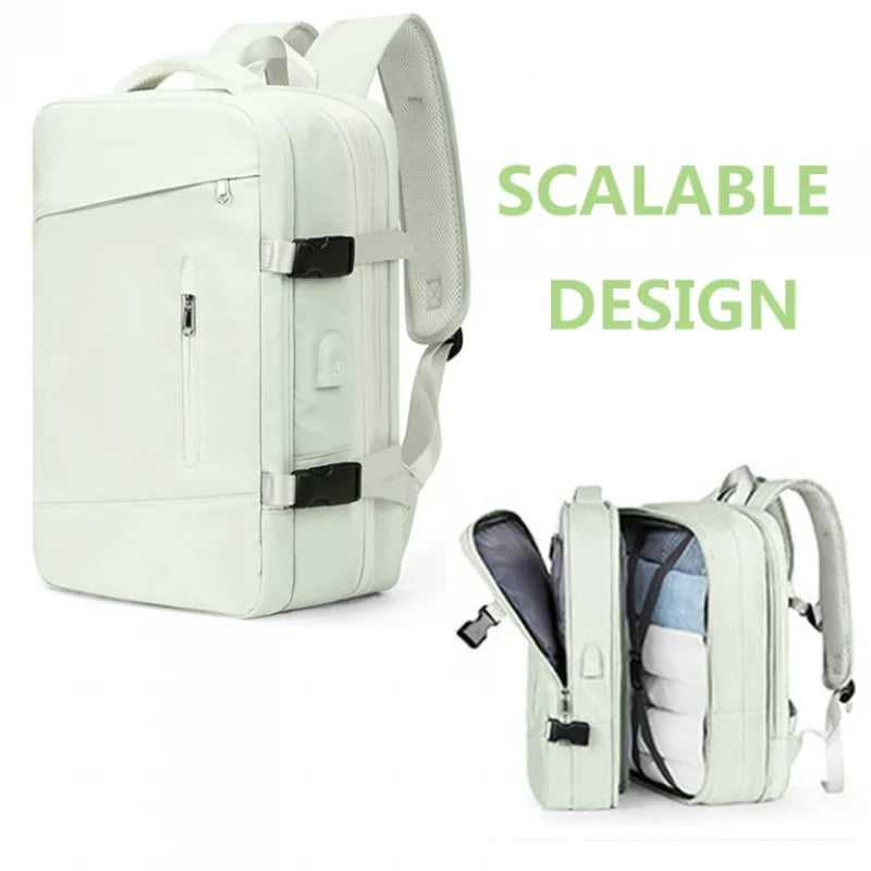 Expandable Airplane Travel Backpack For Women Men Laptop Bag Luggage Man Large Capacity Bags Business Multifunctional Backpacks
