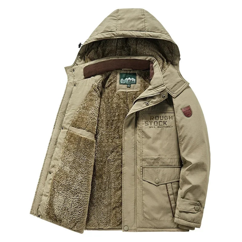 Hooded Jackets Outdoor Luxury Brand Men's Clothes Windbreaker Lightweight Padded Fashion Coat Menswear Cold Leisure Best Selling
