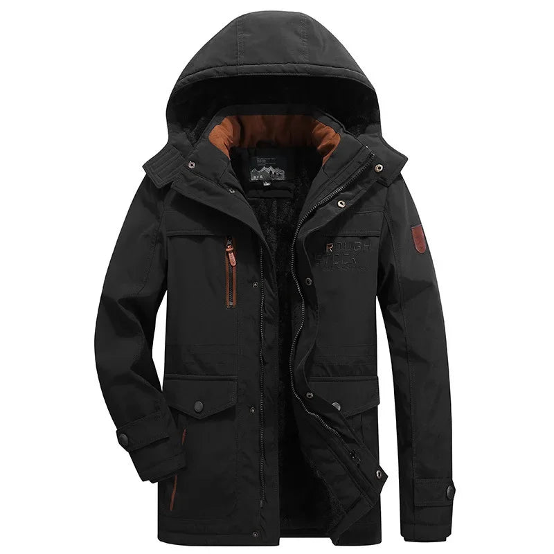Hooded Jackets Outdoor Luxury Brand Men's Clothes Windbreaker Lightweight Padded Fashion Coat Menswear Cold Leisure Best Selling