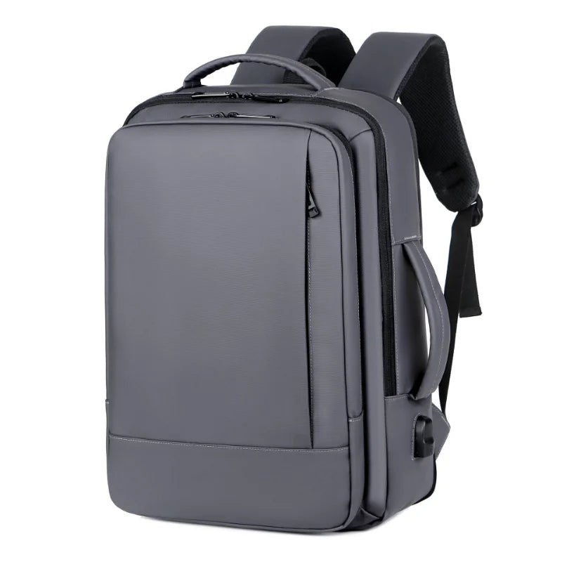 Men Large Capacity Expandable Backpack USB 17 Inch Laptop Bagpack Waterproof Business Travel Back Pack Luggage Bag Mochila Male