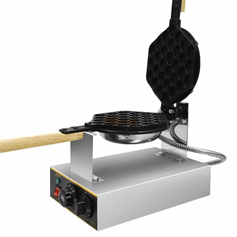 Electric Egg Bubble Waffle Maker Machine Dessert Pot Sandwich Toaster Waffle Iron Cake Oven with Timer and Temperature Control