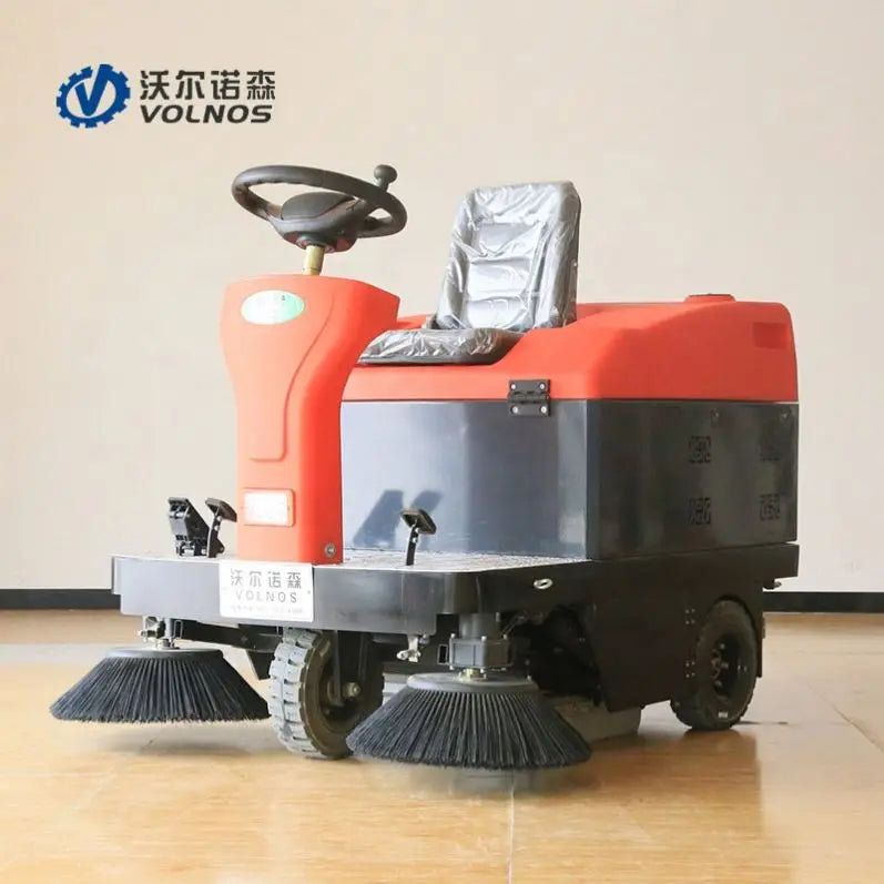 Vaughnsen V1400 Driving Electric Sweeper Industrial Vacuum Road Sanitation Truck Manufacturers