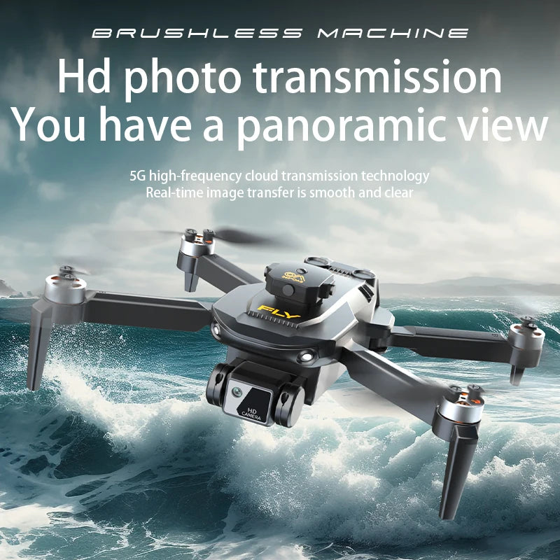 S52Drones 4k HD Brushless Motors Folding Aerial Drone Optical Flow Localization Four Sided Obstacle Avoidance Drone Toys Gifts