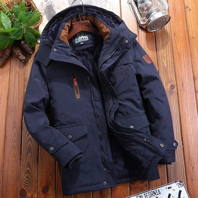 Hooded Jackets Outdoor Luxury Brand Men's Clothes Windbreaker Lightweight Padded Fashion Coat Menswear Cold Leisure Best Selling